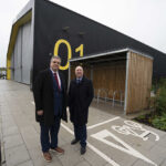Minister visits Clyde Gateway to see how investment is driving regeneration Blair McDougall MP and Martin McKay