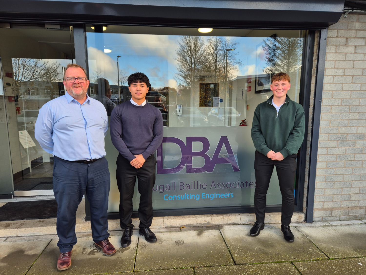 Left to Right – Scott Macphail, Romeo Fisabilillah, Luke McEwan