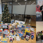 Contractor donates £1,500 of gifts to Cash for Kids Christmas initiative Toys donated to Cash for Kids