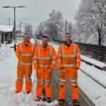 Network Rail workers hailed as heroes after rescuing woman and dogs in heavy snow