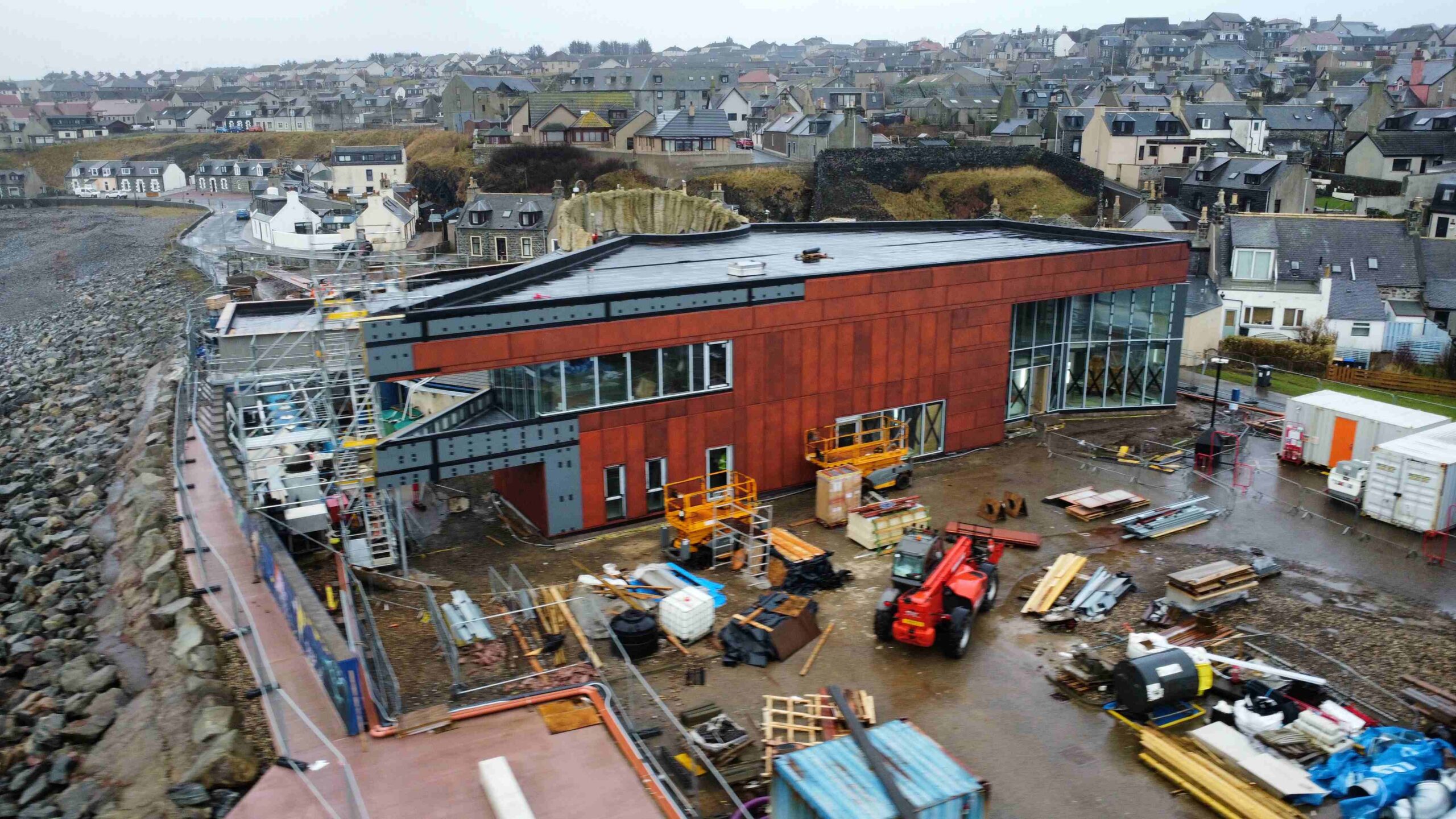 Aerial of site