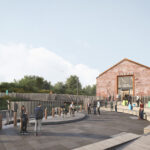 Work begins on £15.65m Annan Harbour regeneration project Artist's impression of harbour