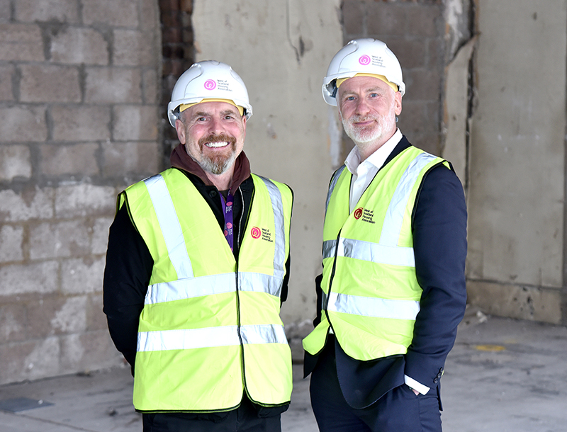 WSHA quality control officer Douglas Hannah and CEO Simon Fitzpatrick
