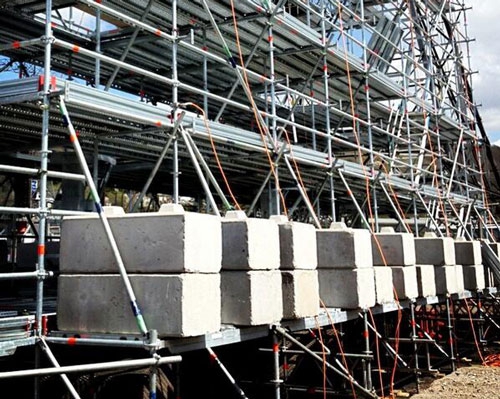 Scaffold precast concrete project