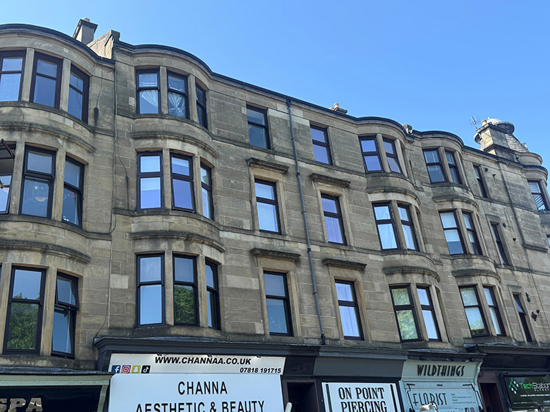 Window replacement programme in west Glasgow