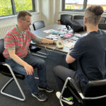 Caledonia partners with Chest Heart & Stroke Scotland on wellbeing initiative Health assessment taking place