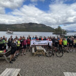 Scottish construction sector gets on its bike to raise cash for SAMH Charity cyclists at Loch Katrine
