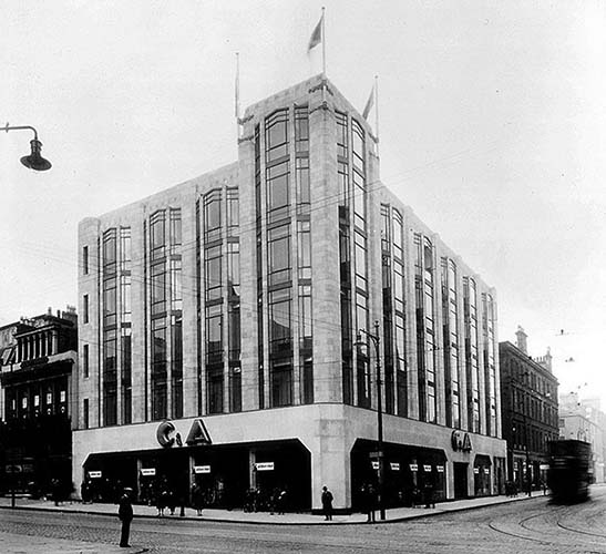 Sauchiehall Street Art Deco building