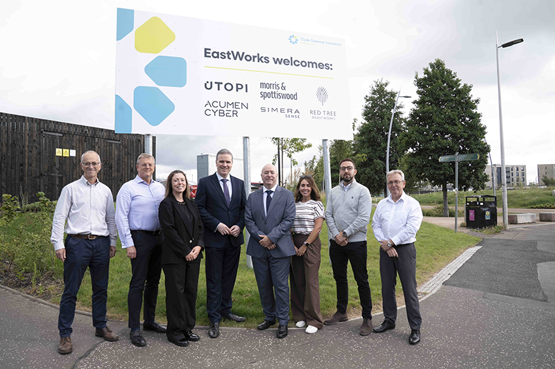 Tom Arthur's visit to Eastworks in Dalmarnock