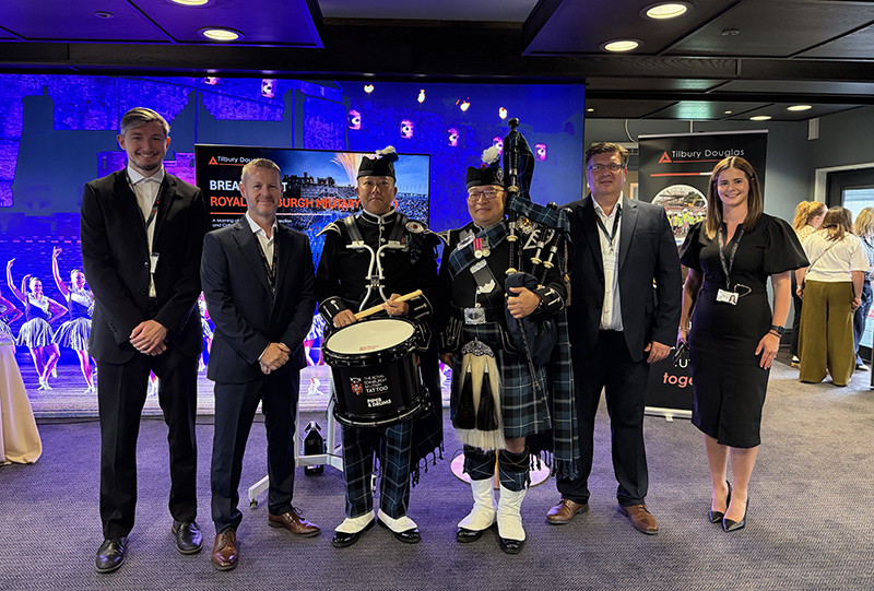 Tilbury Douglas breakfast event at Edinburgh Tattoo