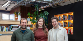 L-R: Neal Hemingway, Gina Colley, and Paul Hegarty