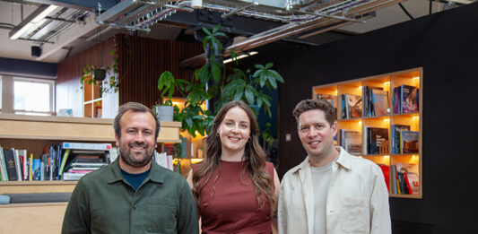 L-R: Neal Hemingway, Gina Colley, and Paul Hegarty