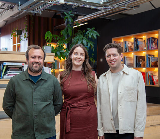 L-R: Neal Hemingway, Gina Colley, and Paul Hegarty
