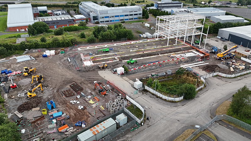 Data centre under construction