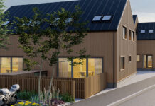 ‘World first’ recycled glass innovation approved for Scottish housing development Image of what new development at Closeburn will look like