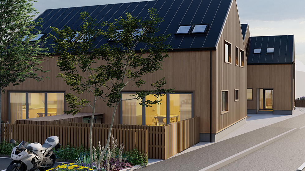 Image of what new development at Closeburn will look like