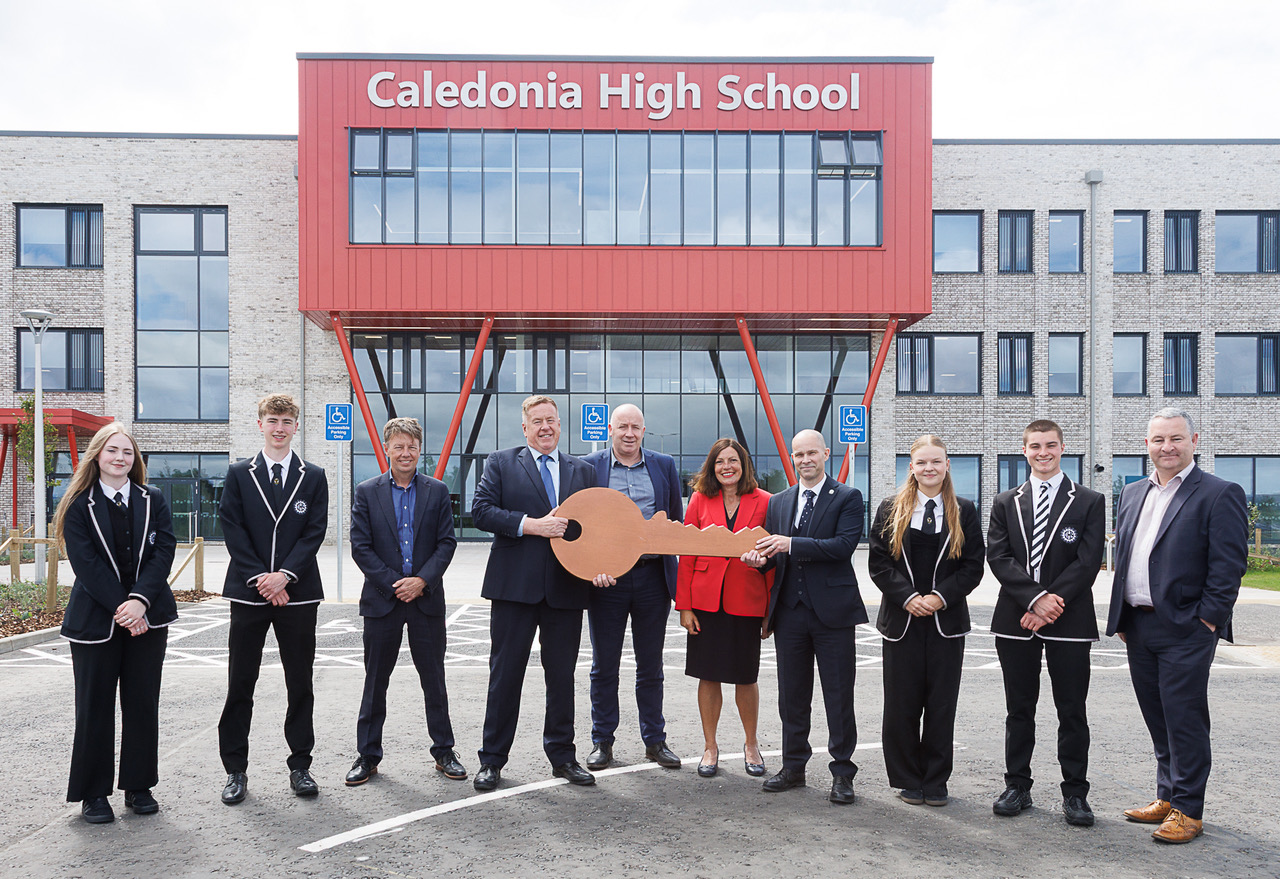 Caledonia High School handover
