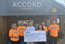 Check handover to ACCORD Hospice