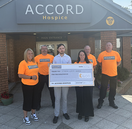 Check handover to ACCORD Hospice