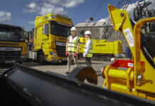 Farrans workers on site