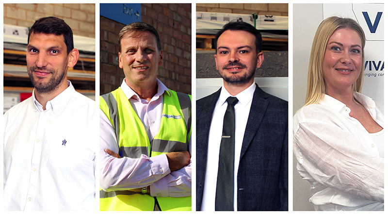 Vivalda Group's John Porter, Tony Hildreth, Josh Byrne, and Emma Davis