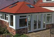Low-slope roofing example