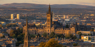 Edinburgh aerial shot