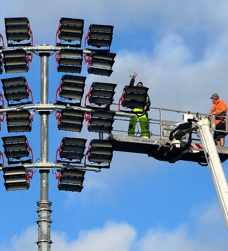 Scotstoun Stadium floodlight project