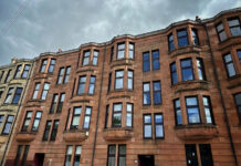 Govan tenement residents benefit from window replacement programme Govan tenements with new windows