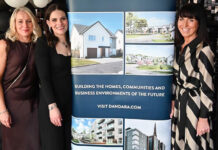 Housebuilder backs heart screening campaign in memory of Aberdeen teenager Lisa McPherson and Ruth MacDonald at the recent Hearts for Jude Ladies Day with Dandara’s Claire Bathgate