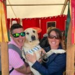 Construction director with his wife and dog marking Mental Health Awareness Month