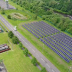 Sustainable upgrades complete at Scottish Fire and Rescue Service HQ SFRS Cambuslang HQ solar farm. Image credit: Volt Group